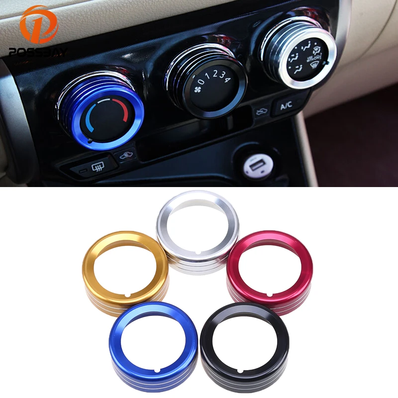 Possbayカーエアコンボタンリング装飾アクセサリーvios車のacノブ熱制御スイッチノブ エアコン設置 Aliexpress Possbayカーエアコンボタンリング装飾アクセサリーvios車のacノブ熱制御スイッチノブ エアコン設置 Aliexpress
