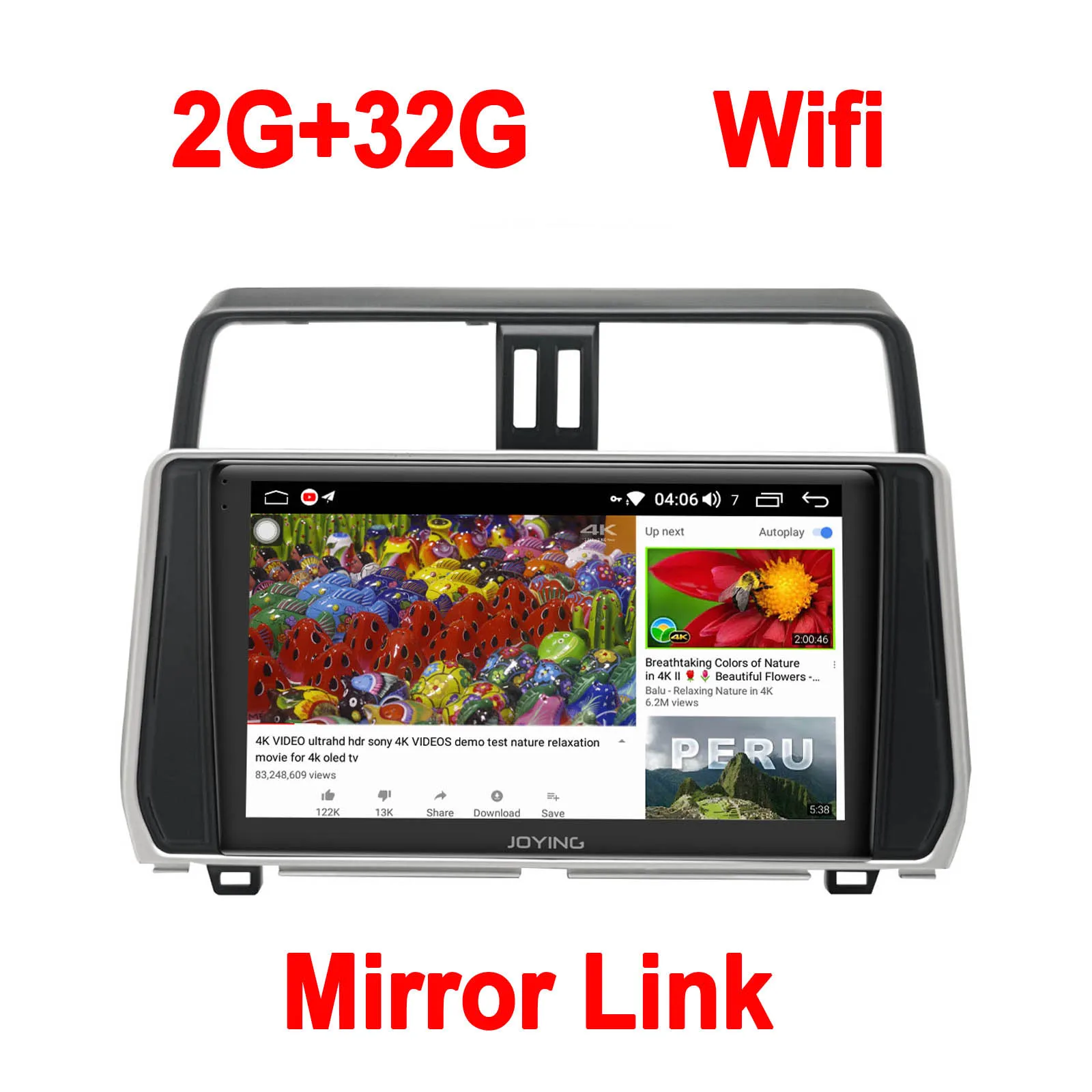JY-TO175N3 10," ips Авторадио gps для Toyota Land Cruiser Prado 150- 2 ГБ/4 ГБ Восьмиядерный Android автомобильный стерео головное устройство gps DVR OBD2 - Цвет: JY-TO175N3