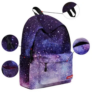 

Fashion Canvas Travel Bags New Starry Sky Printing Backpacks For Teenage Girls Casual Female Women Rucksack School Bag