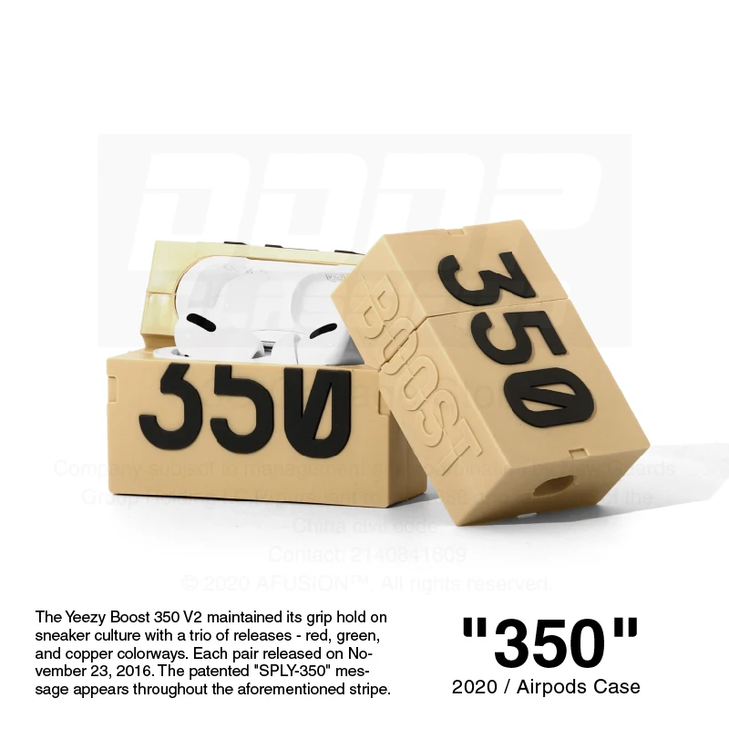 

Soft Protective Silicone Case For Airpods 1/2 pro 350 shoes box cute fun gadget with keychain carabiner hook accessories