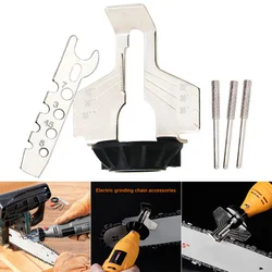 Ensemble d'accessoires rotatifs pour meuleuse électrique, affûtage, polissage, Kit d'affûtage de tronçonneuse 