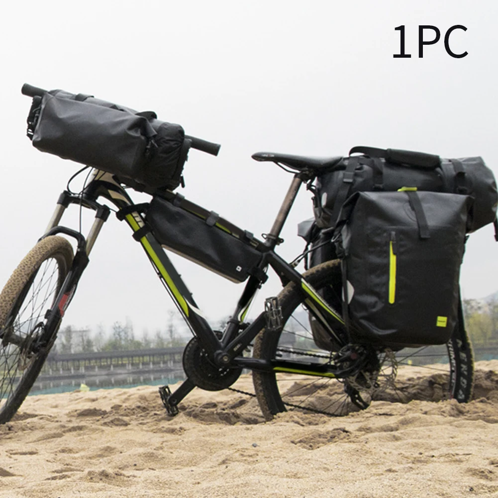 25L Outdoor Rear Rack Pannier Frame Racing Bicycle Bag Carrier Large Capacity Travel Pouch Unilateral Cycling Storage Waterproof