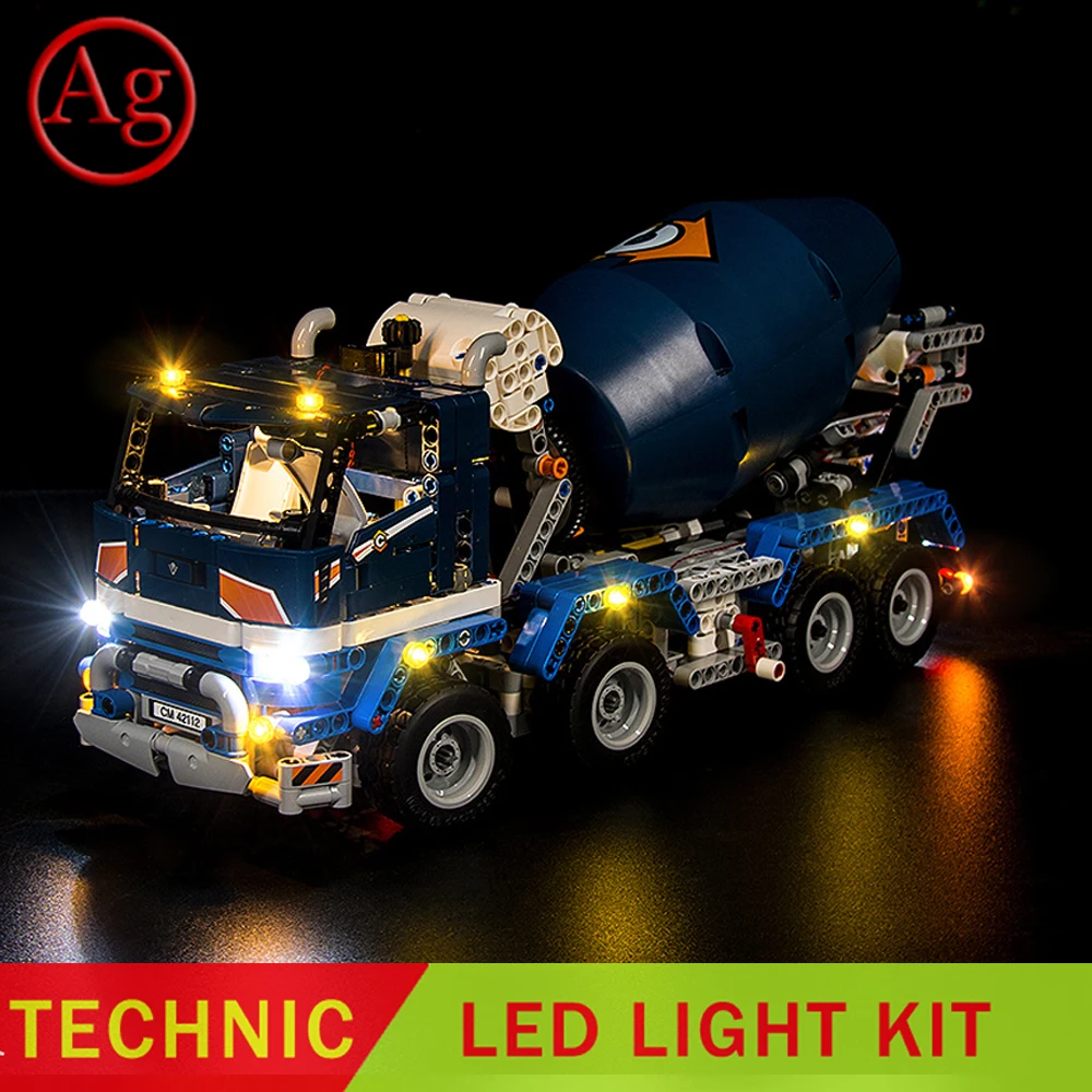Led Light Kit for 42112 Concrete Mixer Truck RC Sound Version Constructor Building Block Bricks Toy (Not Include The Blocks Set) | Игрушки и