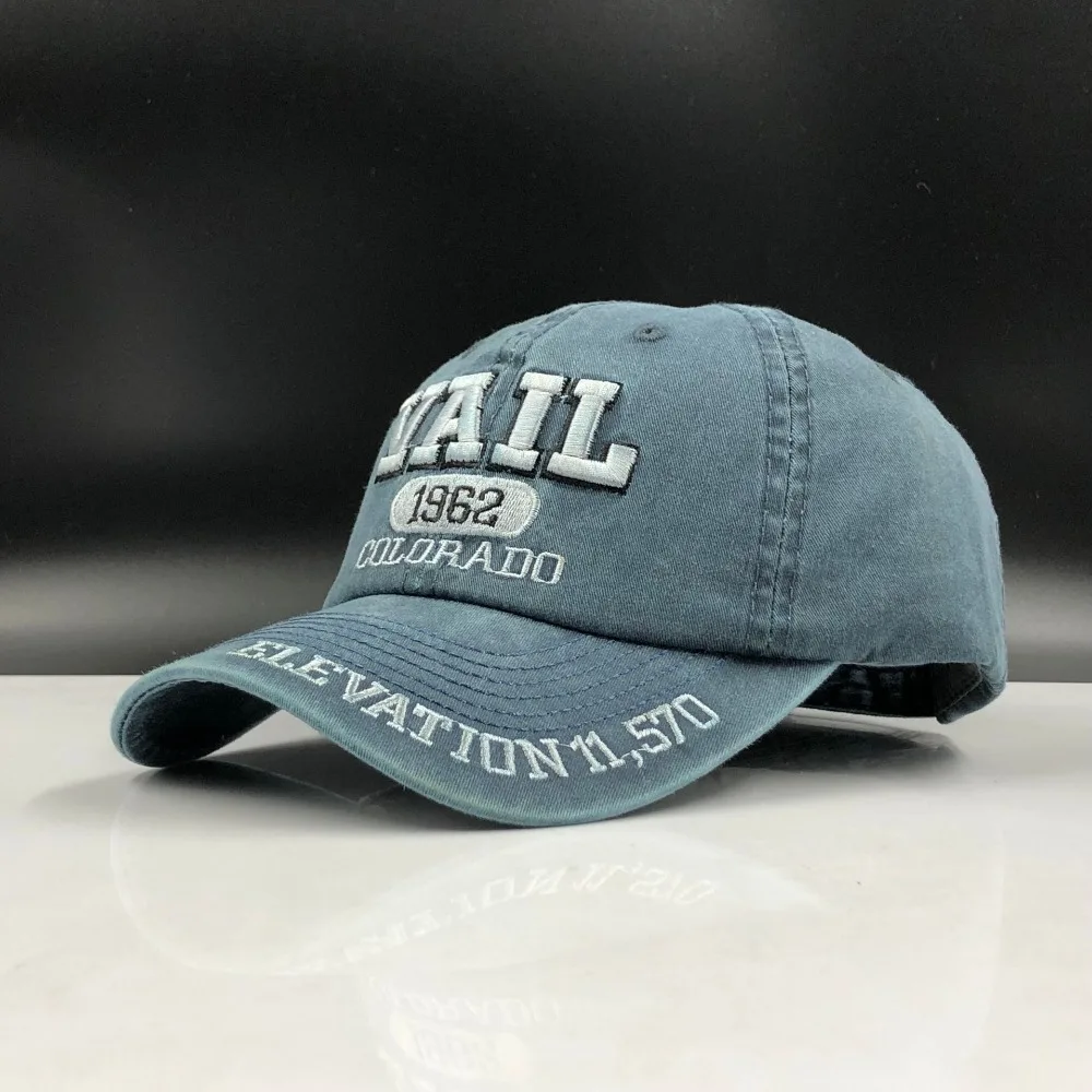 Хлопчатобумажные вышитые буквы Бейсбол Кепки Snapback Кепки s кости шляпа состаренная одежда шапка для Для мужчин уникальные кепки