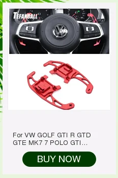 Для VW GOLF GTI R GTD GTE MK7 7 POLO GTI Scirocco- металлический автомобильный весло для рулевого колеса запасная Замена