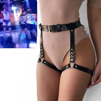 

Sexy Appeal aAccessories Harness Waist Belt Leather Garters O-Ring Waistband Punk Strap Band Leg Belt Club Party Sling Underwear