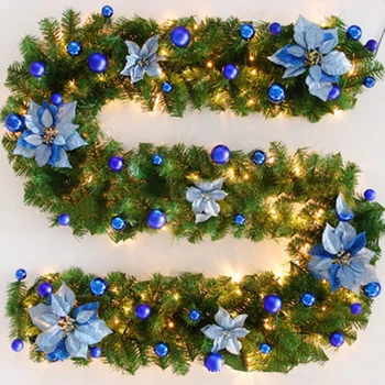 

2.7m Artificial Christmas Tree Garland Ornament Home Office Outdoor Decoration