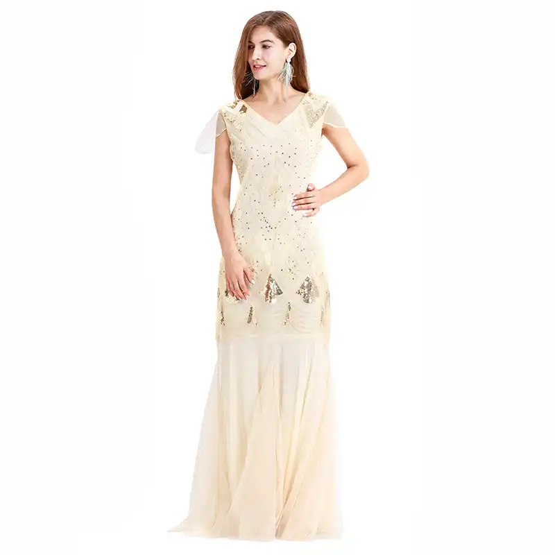 gatsby style maxi dress