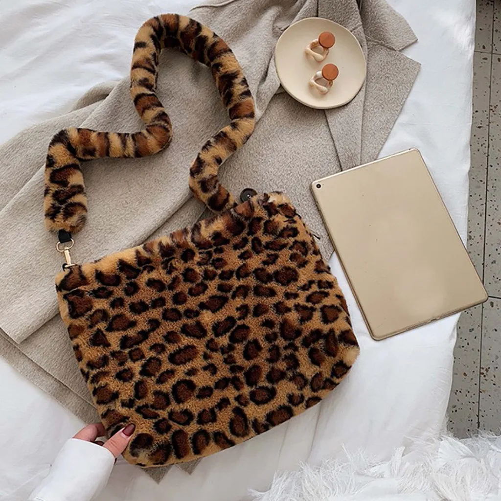 Leopard Crossbody Bags For Women Fashion Shoulder Bag Autumn Winter Messenger Bag Luxury Handbags Women Bags Designer New