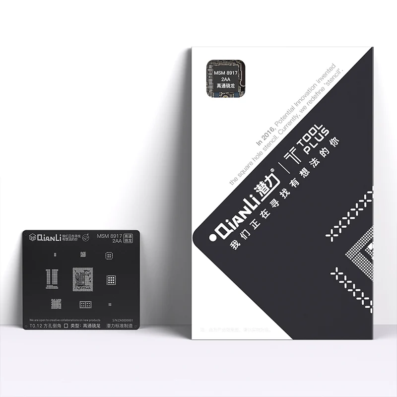 

Qianli iBlack 3D BGA Reballing Stencil Kit for Android Qualcomm EMMC DDR MTK 6582 MSM8916 8917 8909 8939 8953 8940 Kirin 665 659