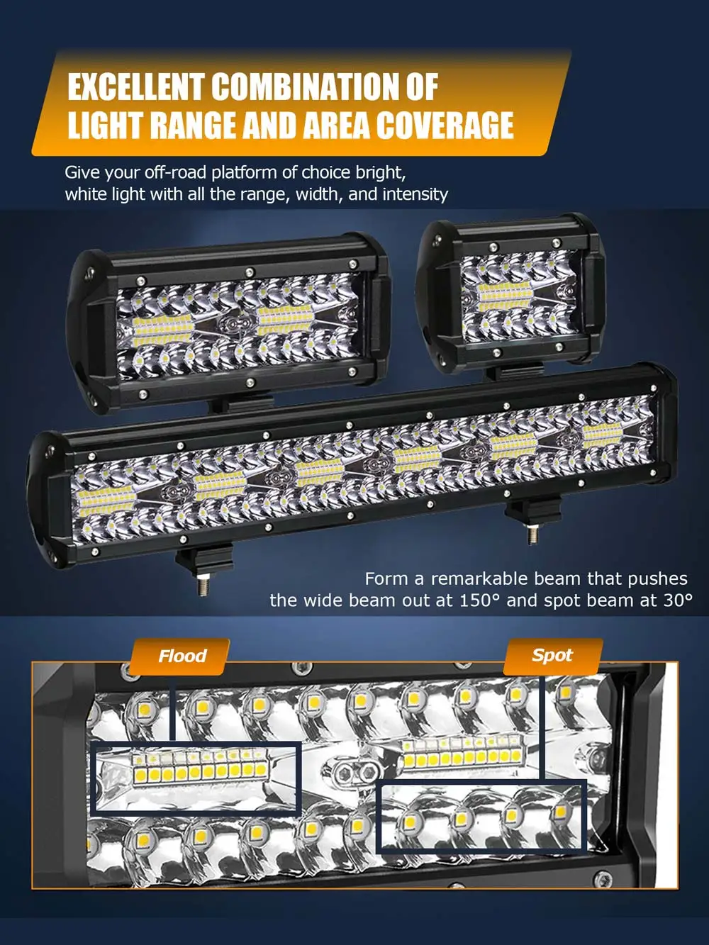 Extreme Series 5D 30 LED Light Bar Single Row