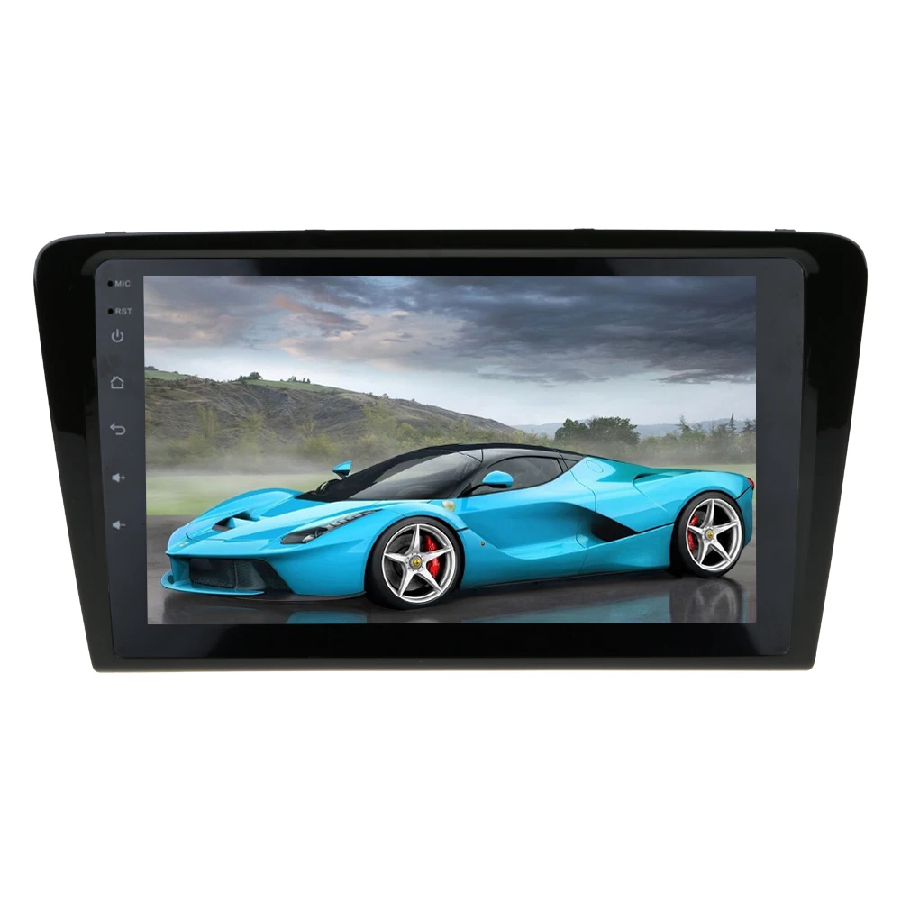 Best Sinosmart Android 8.1 2Din IPS/QLED 2.5D screen car gps radio navigation player for Volkswagen Santana 2012-2017 1