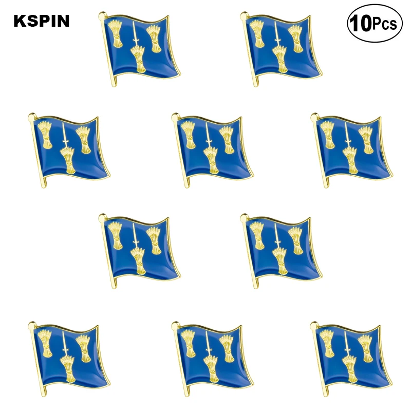 CHESHIRE Lapel Pin Flag badge Brooch Pins Badges 10Pcs a Lot | Дом и сад