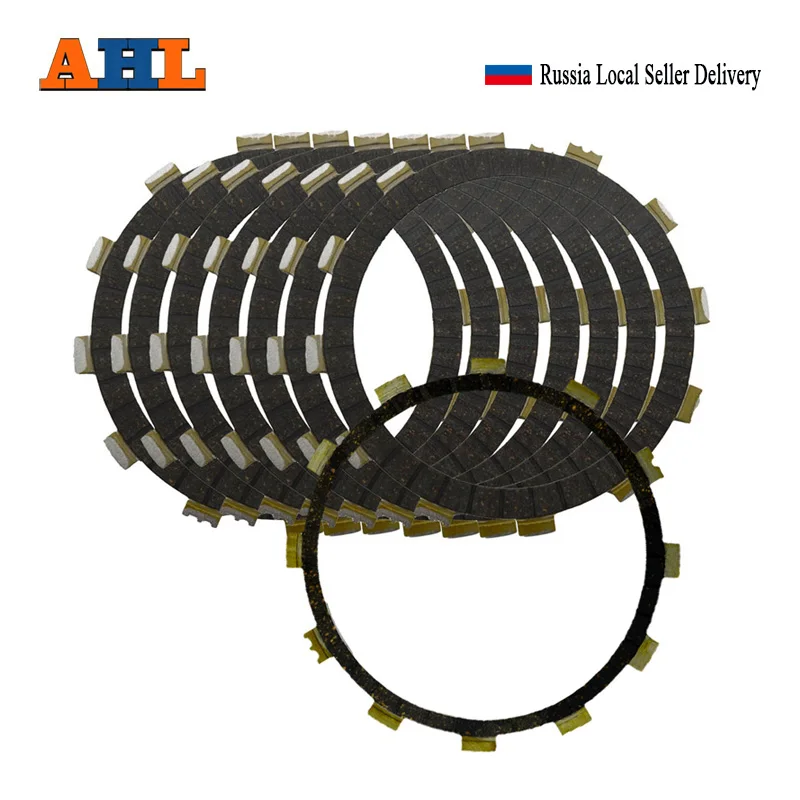 AHL 8pcs Motorcycle Clutch Friction Plates Set For YAMAHA XVZ1300 Royal Star Venture Royale 2003-2013