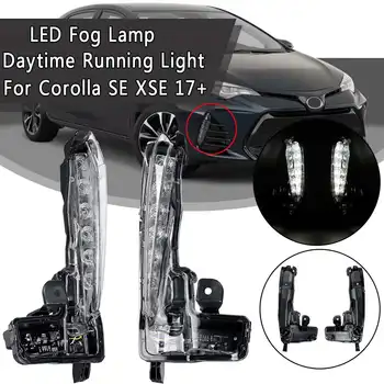 

Bumper LED Fog Lamp Daytime Running Light with Fog Light Cover Grill For Corolla for SE XSE 2017 2018 2019 2020+ #81481-02680