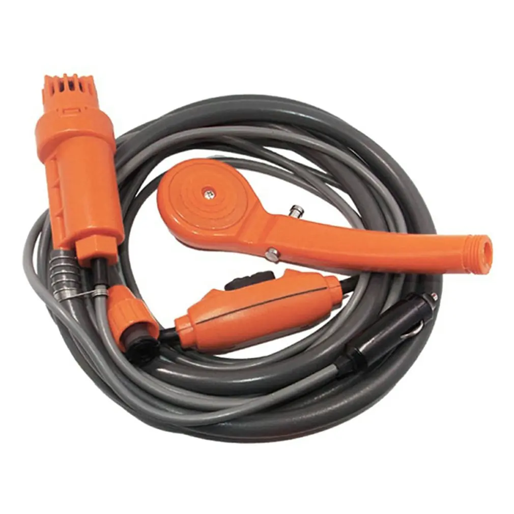 

Portable Car Washer 12V Camping Shower DC Shower High Pressure Power Washer Electric Pump For Camping Travel Pet freeshipping