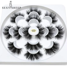 SEXYSHEEP 2/4/7 пар искусственной 3D норковые ресницы натуральные длинные накладные ресницы объем Накладные ресницы макияж расширение ресницы «maquiagem»