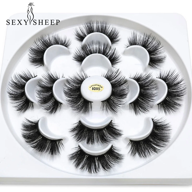 SEXYSHEEP 5/7/10 pairs Faux 3D Mink 