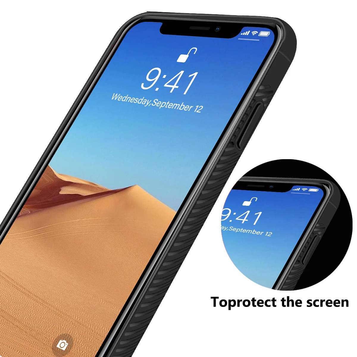 Для iPhone 11 6,1 дюймов 5000 мАч батарея чехол Смартфон перезаряжаемый Расширенный аккумулятор устойчивость к царапинам Телефон протектор Fundas