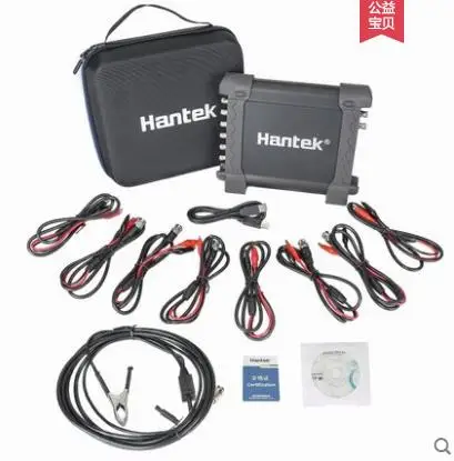 Оригинальный Виртуальный осциллограф Hantek 1008c 8CH PC USB автомобильный