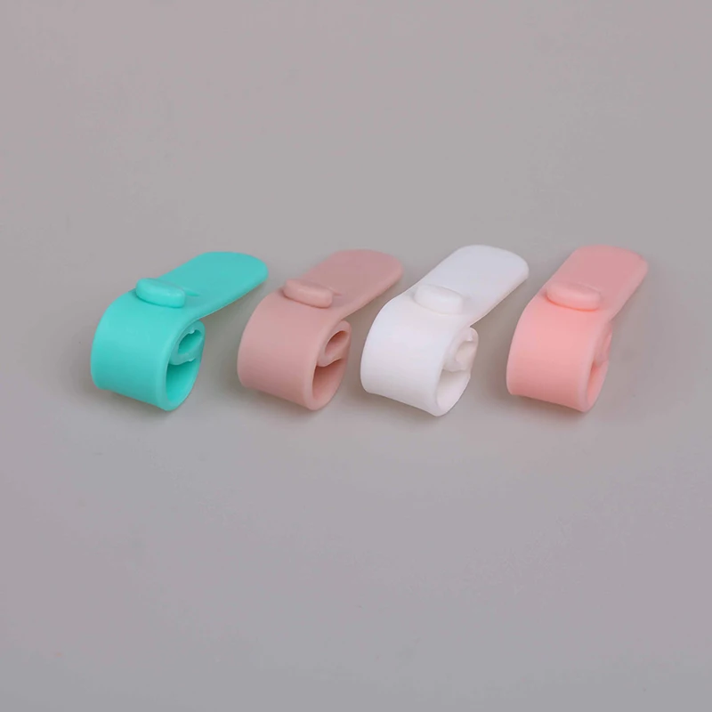4Pcs/set Silicone Cable Winder & Earphone Protector Set: Travel Organizers