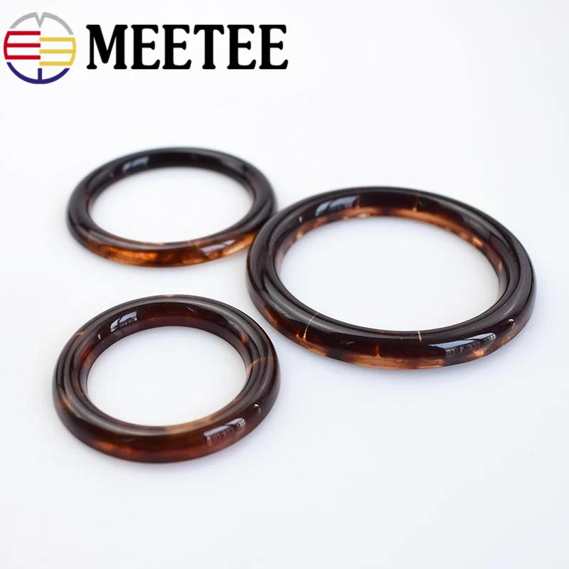 Круглые пуговицы Meetee из смолы с уплотнительным кольцом 3 0 4 5 см женские шарфы