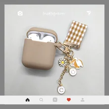Супер милая собака подвеска для Apple Airpods чехол силиконовый Bluetooth наушники аксессуары Наушники защитный чехол Брелок с фигурками из мультфильмов