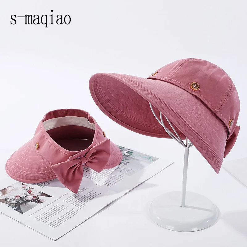 2020 Новые простые солнце Шапки для Для женщин шляпа с широкими полями пляжный
