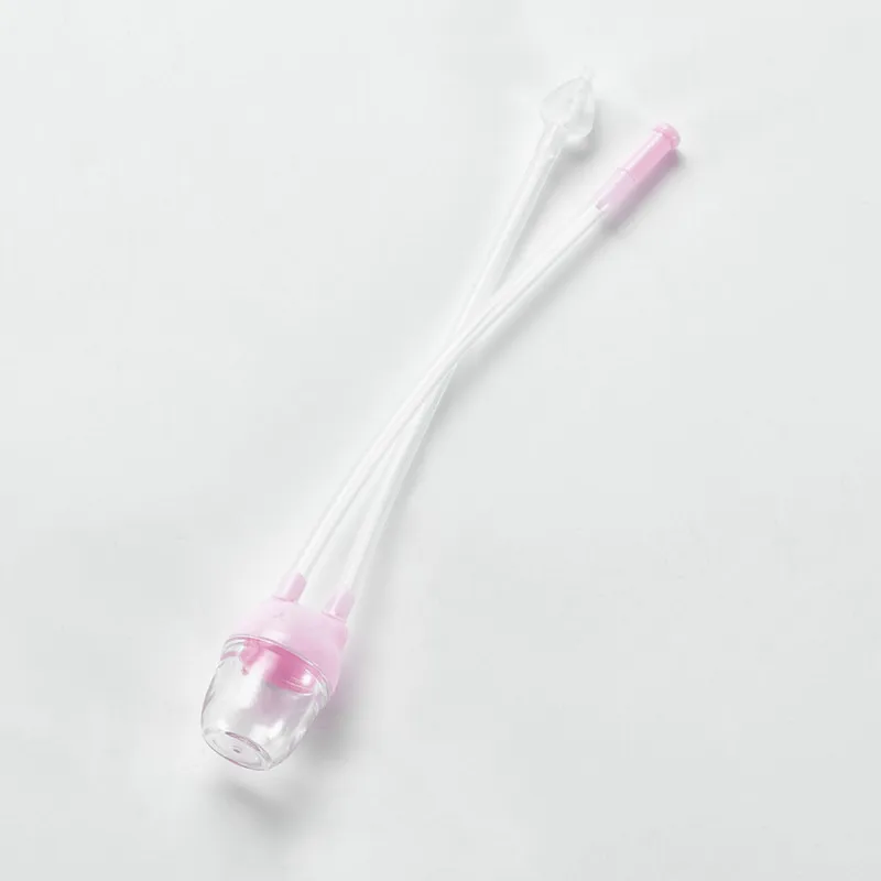 light pink Детский носовой аспиратор против обратного всасывания рта очиститель носа - Цвет: light pink