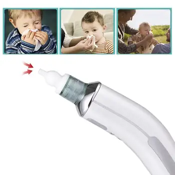 

Newborn Baby Nasal Aspirator Electric Nose Cleaner Safe Hygienic Snot Sucker