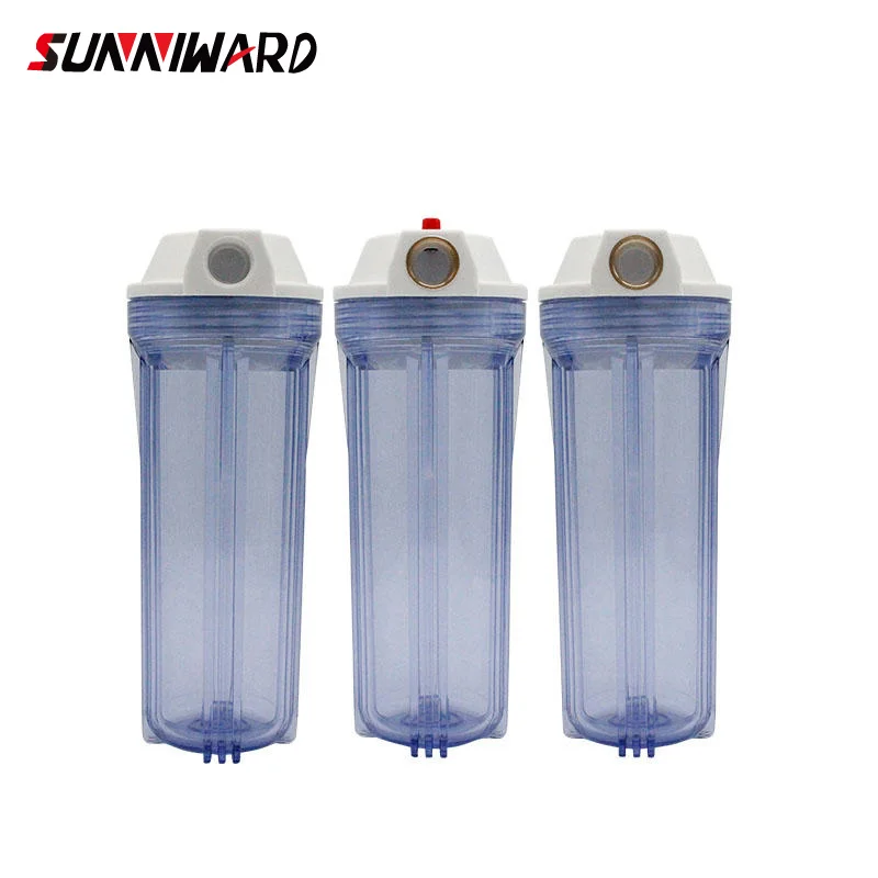 

Standard Thicken Pre-filter Filter Bottle Brass Port 3/4" 1/2" Inlet And Outlet 10" Water Filter Housing