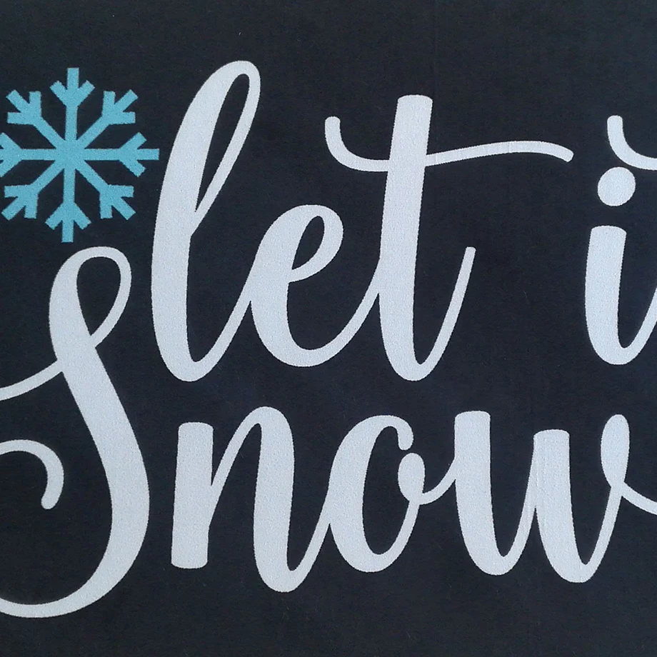 Let It Snow Коврик для двери, коврик для прихожей, ванной, спальни, кухни, коврики, ковер, украшение для дома