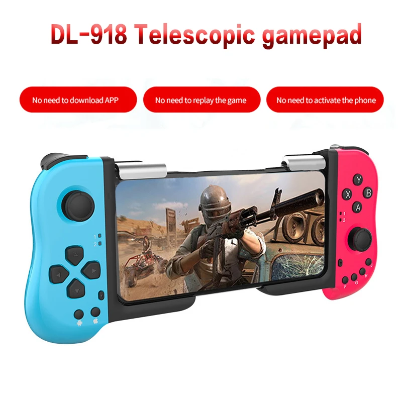 21 Gamepad Bluetooth Compatible Wireless Joystick Trigger Stretchable Game Controller For Xiaomi Android Ios Pubg Mobile Phone Gamepads Aliexpress