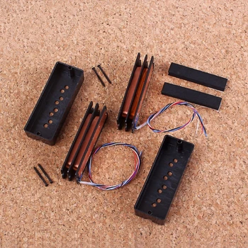 

4-string Soapbar Humbucker Guitar Bass Pickup Set Accessories
