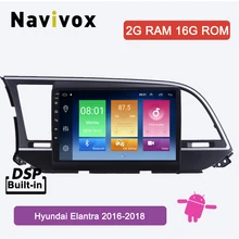 Navivox android 8,1 для HYUNDAI ELANTRA Мультимедиа стерео автомобильный dvd-плеер навигация gps радио