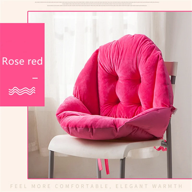 Office Cushion Student Chair Cushion Thick Non-slip Cushions Breathable Semi Enclosed Seat Cushion Waist  Warm Comfort Car Seat
