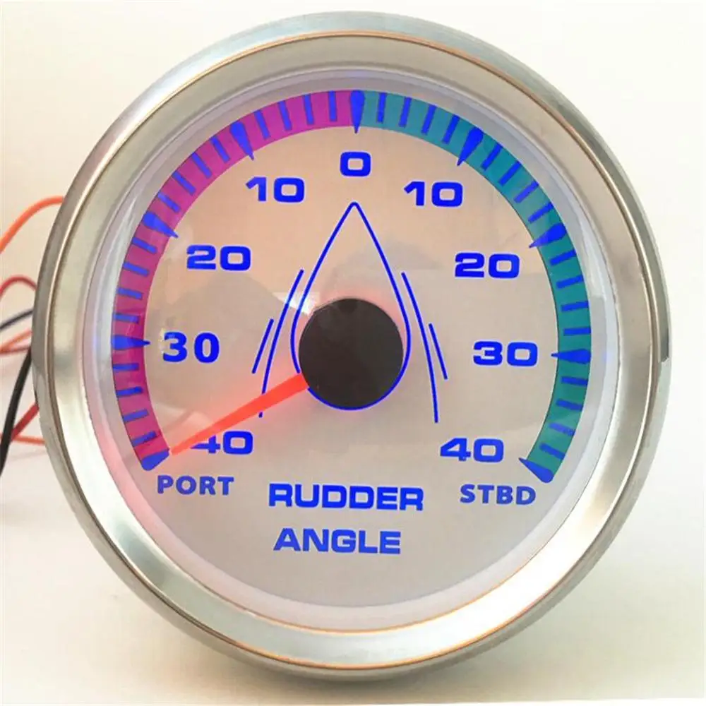 1pc New Style 85mm Marine Rudder Angle Gauges Modification 0 190ohm