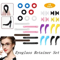 Multiple Styles Non-slip Glasses Accessories Set Nose Pads  Frame Glasses Flat Bridge Of Nose Unisex Half-Moon Glasses Cushions