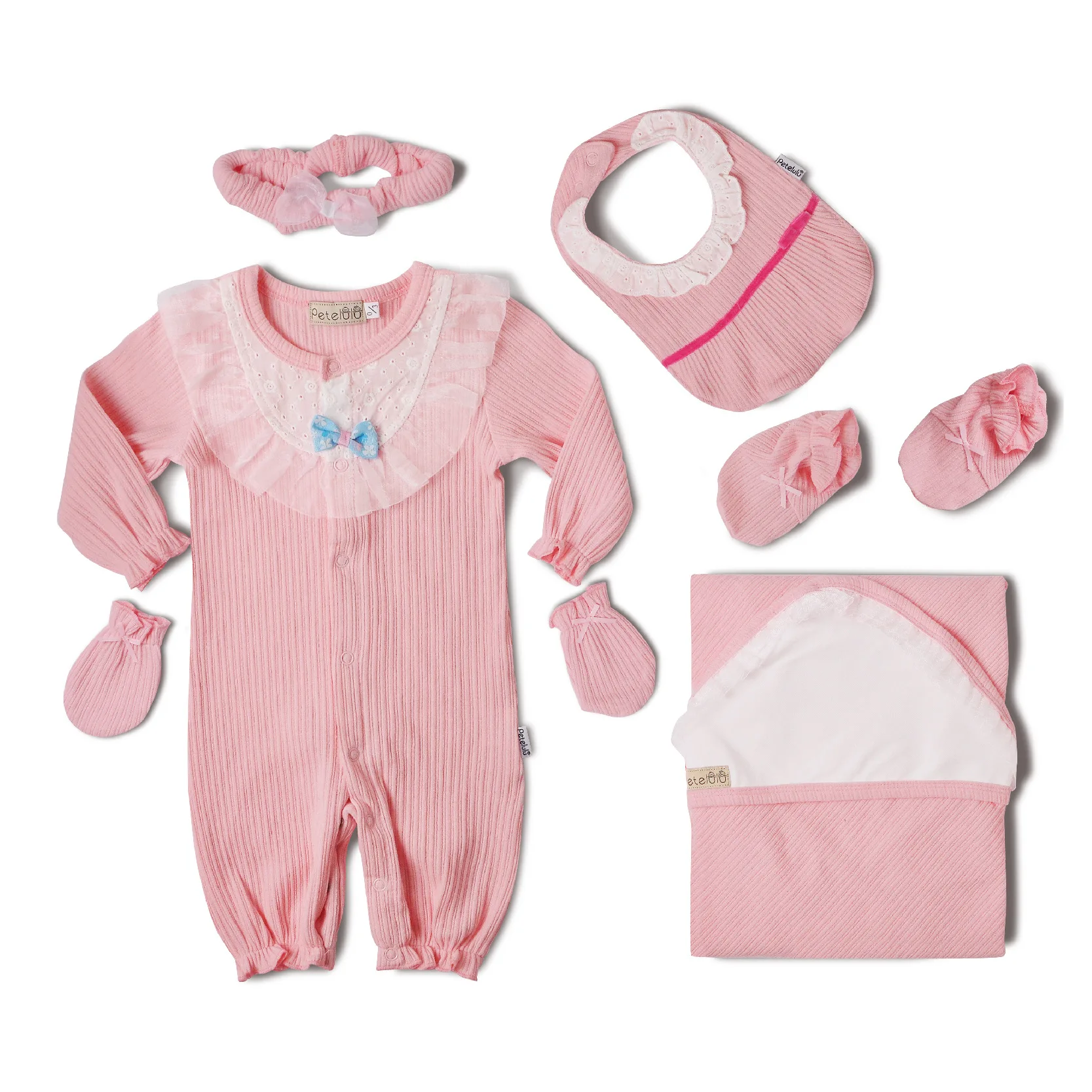 

Cotton Sunken Stripe Jacquard New Style Clothes for Babies Infant Gift Set 0-March Pure Cotton Newborns Gift Package