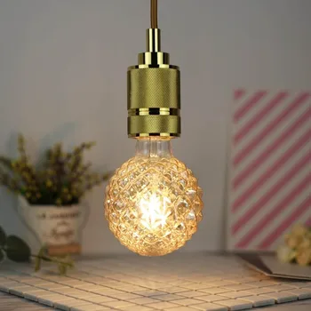 

220V 4W E27 G95 Retro LED Light Bulb Pineapple Shape Warm White Light Decorative LED Bulb