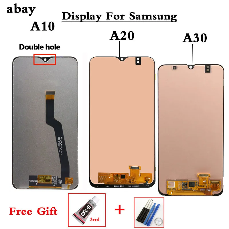 ЖК дисплей для SAMSUNG GALAXY A10 A105 A105F A20 A205 A30 A305 сенсорный экран дигитайзер в сборе
