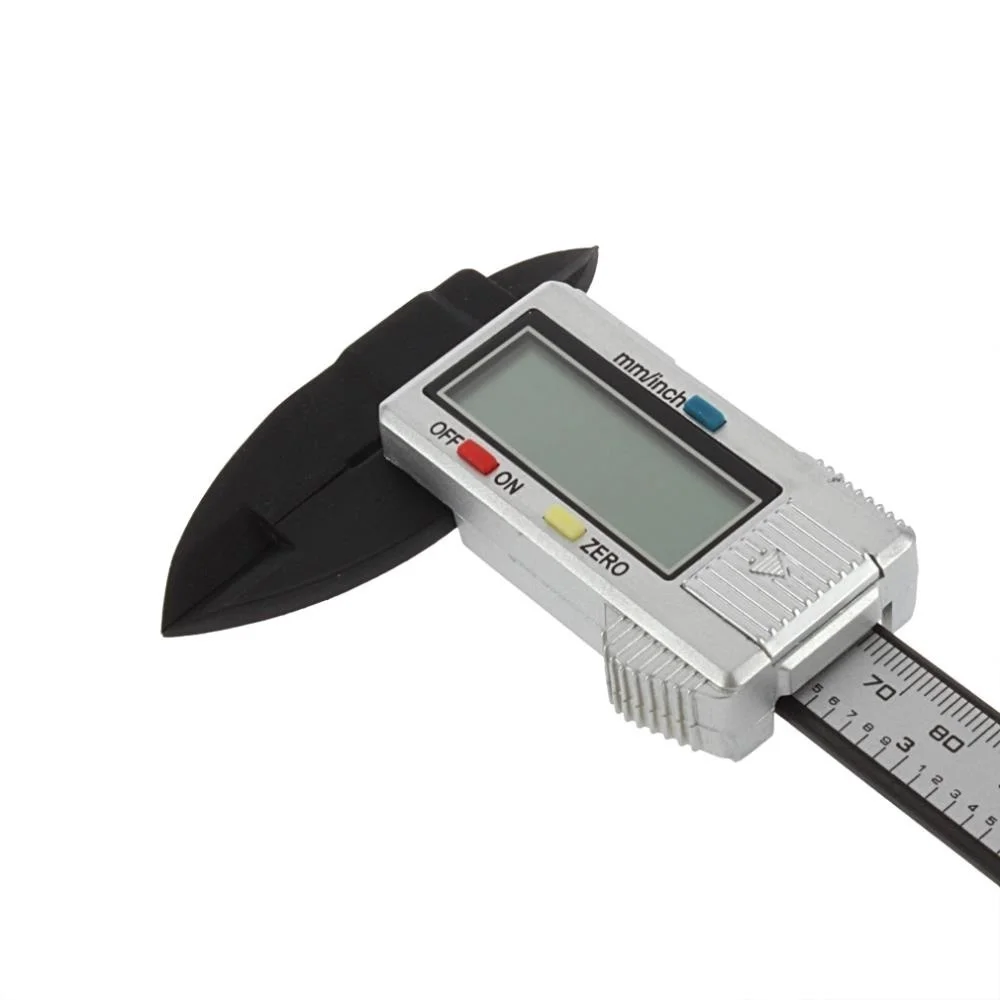 150 мм 6 дюймов суппорт 0,1 мм Точность ЖК-дисплей цифровых электронных углеродного волокна штангенциркуль, микрометр, измерительный инструмент