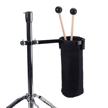 

Portable Light Musical Instrument Accessories Black Shelf Drum Drumstick Storage Bag NEW