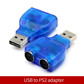 

Slim USB 2.0 To PS/2 Adapter Dongle To Use Your PS/2 Keyboard/Mouse On A USB Port Computer Accessories 2020 Support wholesale