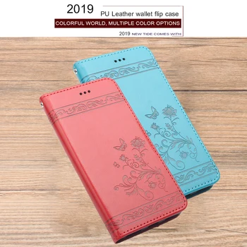 

3D flower flip case for xiaomi redmi note 7 case magnet wallet book cover for redmi note 8 5 5a pro 6 4 4x 3 global prime case