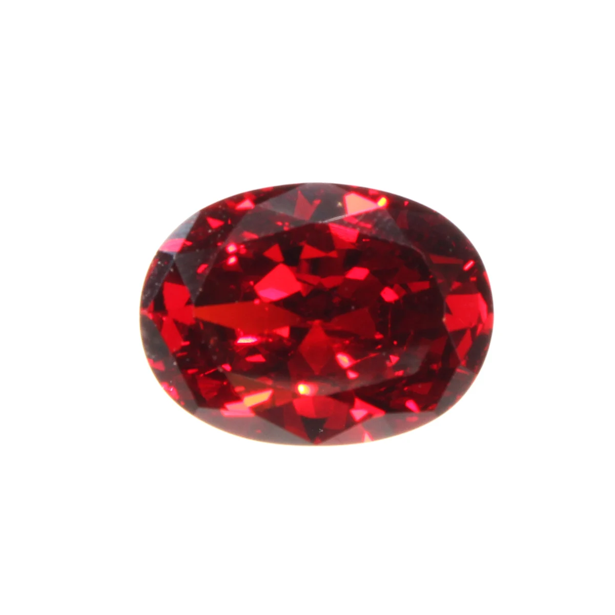 KIWARM 28,35ct 20x15 мм 8 типов Красочные Овальные эллиптические драгоценный камень с огранкой VVS AAA циркон ювелирные изделия обручальное кольцо драгоценные камни украшения - Цвет: Красный