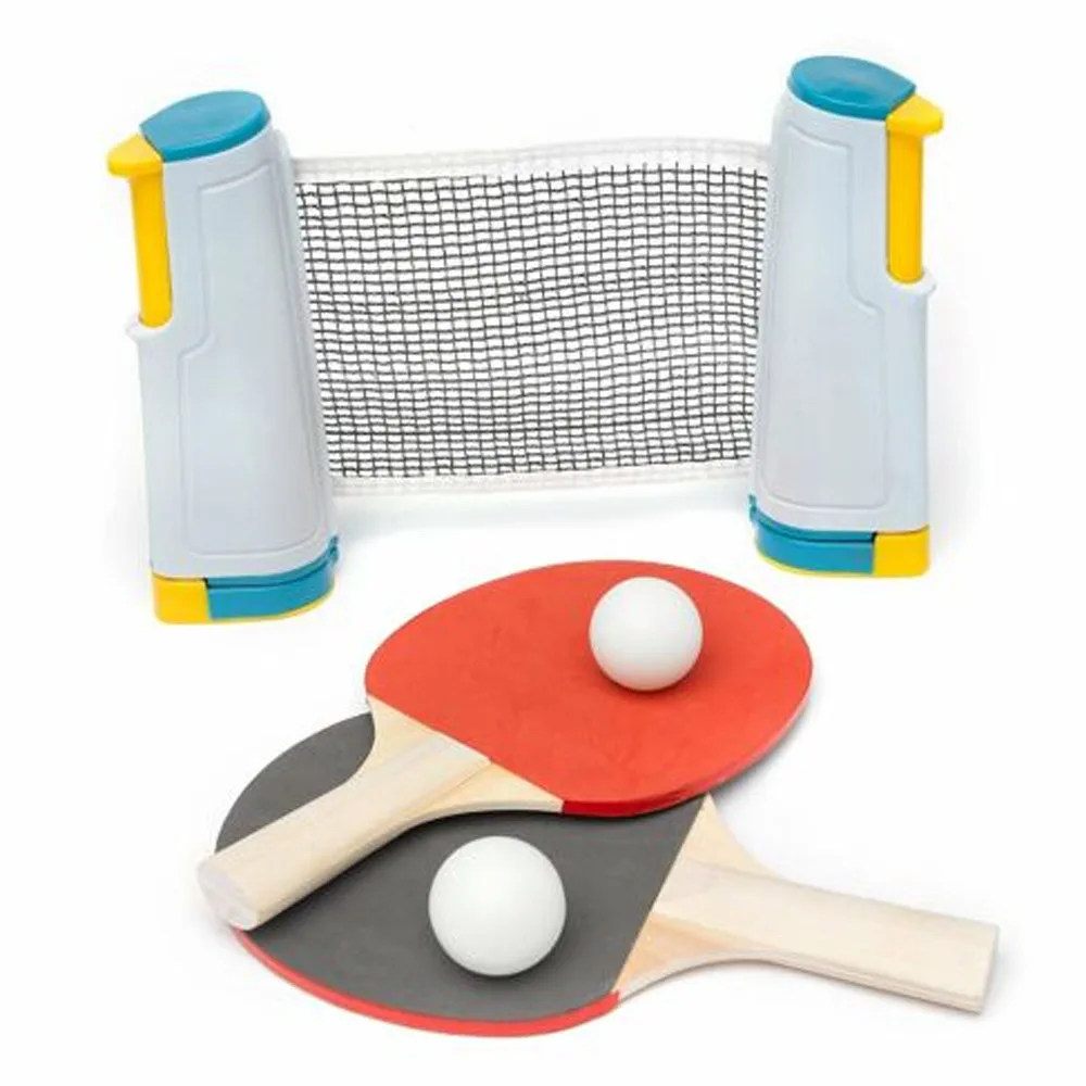 Nouveau filet de Ping-Pong chaud sport à la maison Portable n'importe où rétractable Ping-Pong support de filet pour n'importe quelle Table