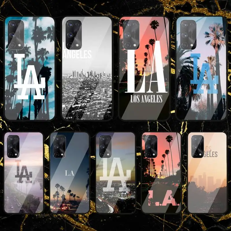 RUICHI Travel Los Angeles California чехол для телефона Oppo R9 11 17 PRO F5 7 9 A5 37 57 59 83 стеклянный |