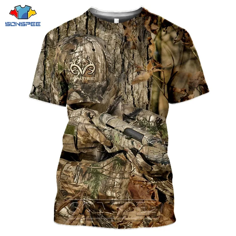 Camouflage Jungle Hunting jungle 3D Print T-Shirt Fashion Summer Casual Men t shirt Funny Women Tee Streetwear Harajuku Clothing (1)