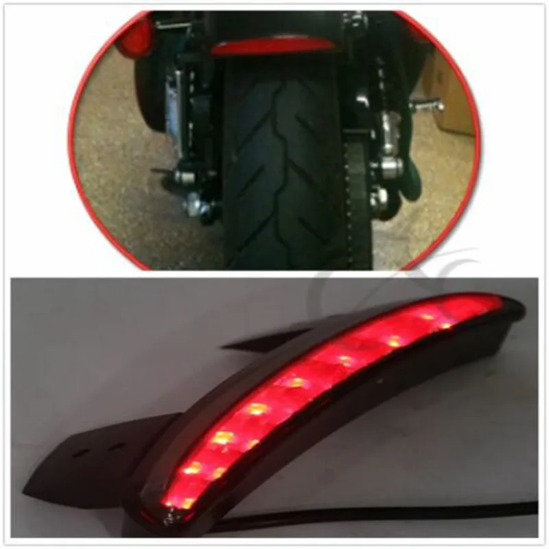 Мотоцикл задний крыло края светодиодный фонарь для топливный бак Harley XL 883 1200 XL883L XL883N железа XL1200V 1200C 1200L/R
